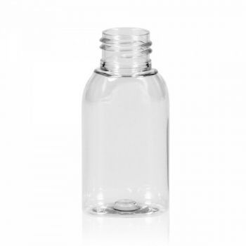 50 ml fles Basic Oval PET transparant 24.410