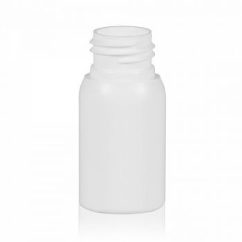 30 ml fles Basic Round HDPE wit 24.410