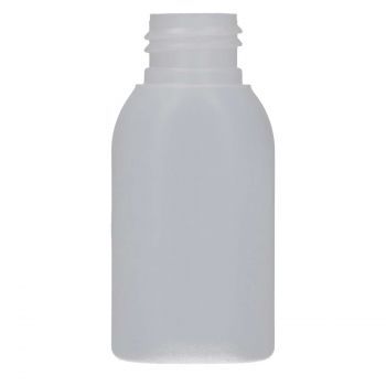 50 ml fles Basic Oval HDPE naturel 24.410