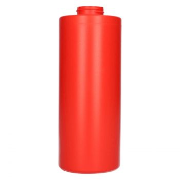 1000 ml fles Sauce round MIX LDPE-HDPE rood 38.400