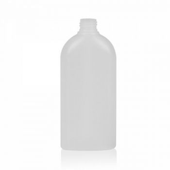 300 ml fles Basic Oval HDPE naturel 24.410