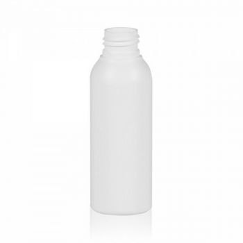 100 ml fles Basic Round HDPE wit 24.410