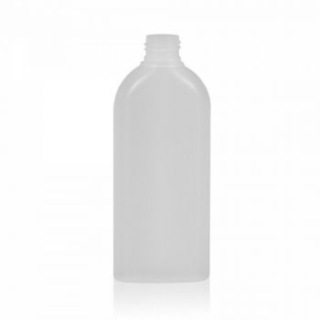 200 ml fles Basic Oval HDPE naturel 24.410