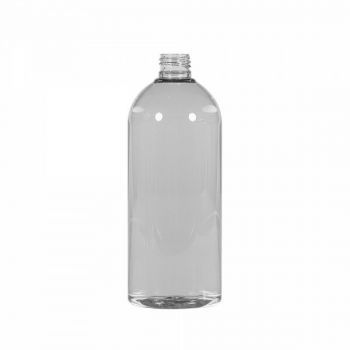 500 ml fles Basic Round 100% gerecycled PET MOPET transparant 24.410