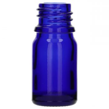 5 ml Dropper glass blue DIN18, 20g