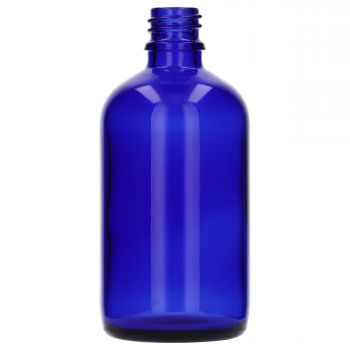 100 ml Dropper glass blue DIN18, 100g