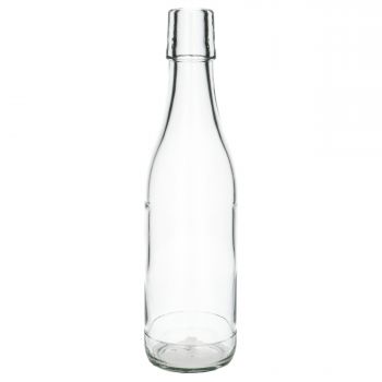 330 ml Bevarage glass clear Swing-Top, 285g
