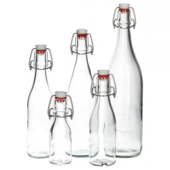 Beverage glass clear