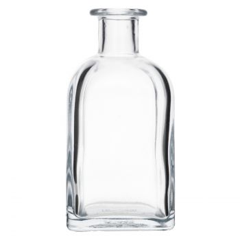 350 ml Apotheker carre glass clear 18Cork, 400g