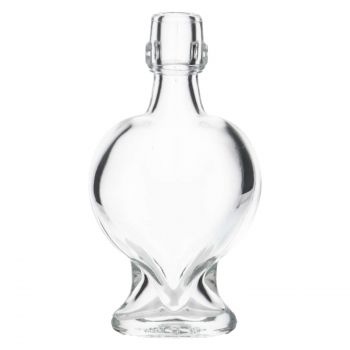 40 ml Heart glass clear Swing-Top Mini , 100g