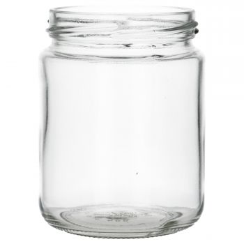 275 ml Twistoff jar round glass clear TO66, 160g