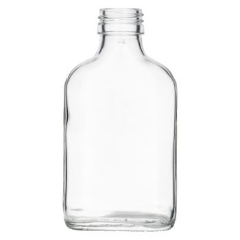 100 ml Taschenflasche glass clear PP28, 145g
