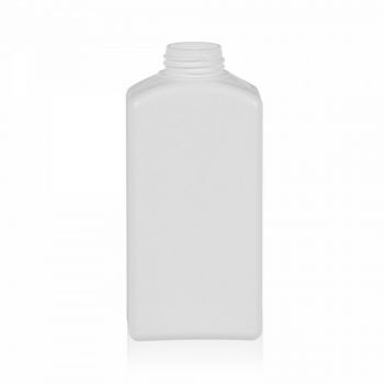 250 ml fles Standard Square HDPE wit 28.410