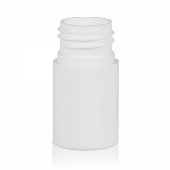 15 ml fles Basic Round HDPE wit 24.410