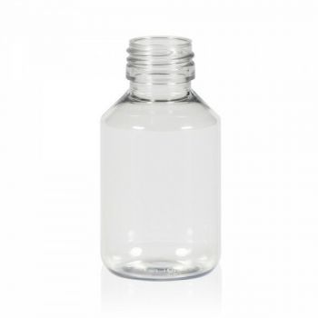 100 ml fles Pharma PET transparant 28.410