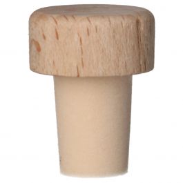 Wooden Topped PE Cork 10/13mm