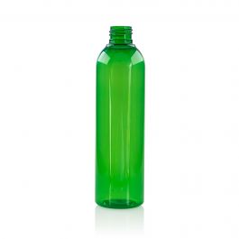 250 ml fles Basic Round PET groen 24.410